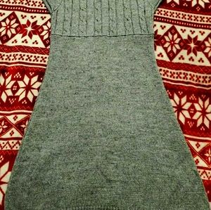 Grey knit dress